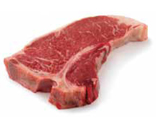 uncooked cut of beef - t-bone steak